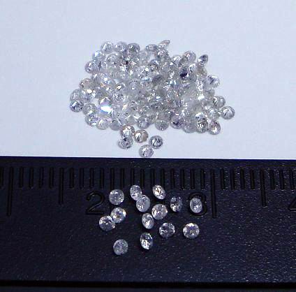 0.015ct NATURAL LOOSE DIAMOND ROUND H-I I1/I2 VG